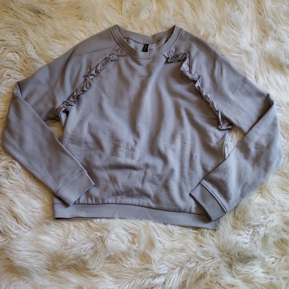Divided Ruffle Sweater
